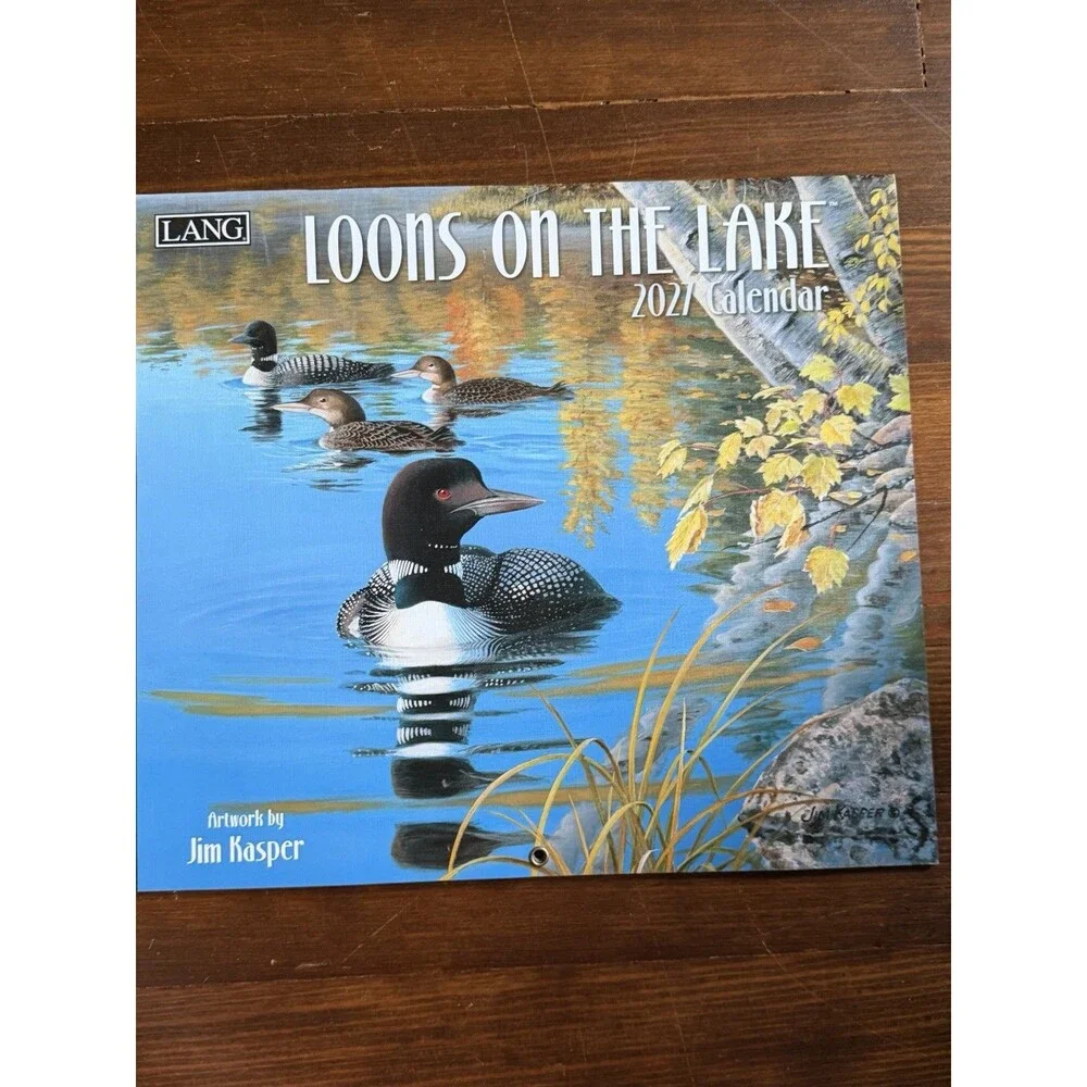 Lang Brands, Loons on the Lake 2027 Wall Calendar by Jim Kasper